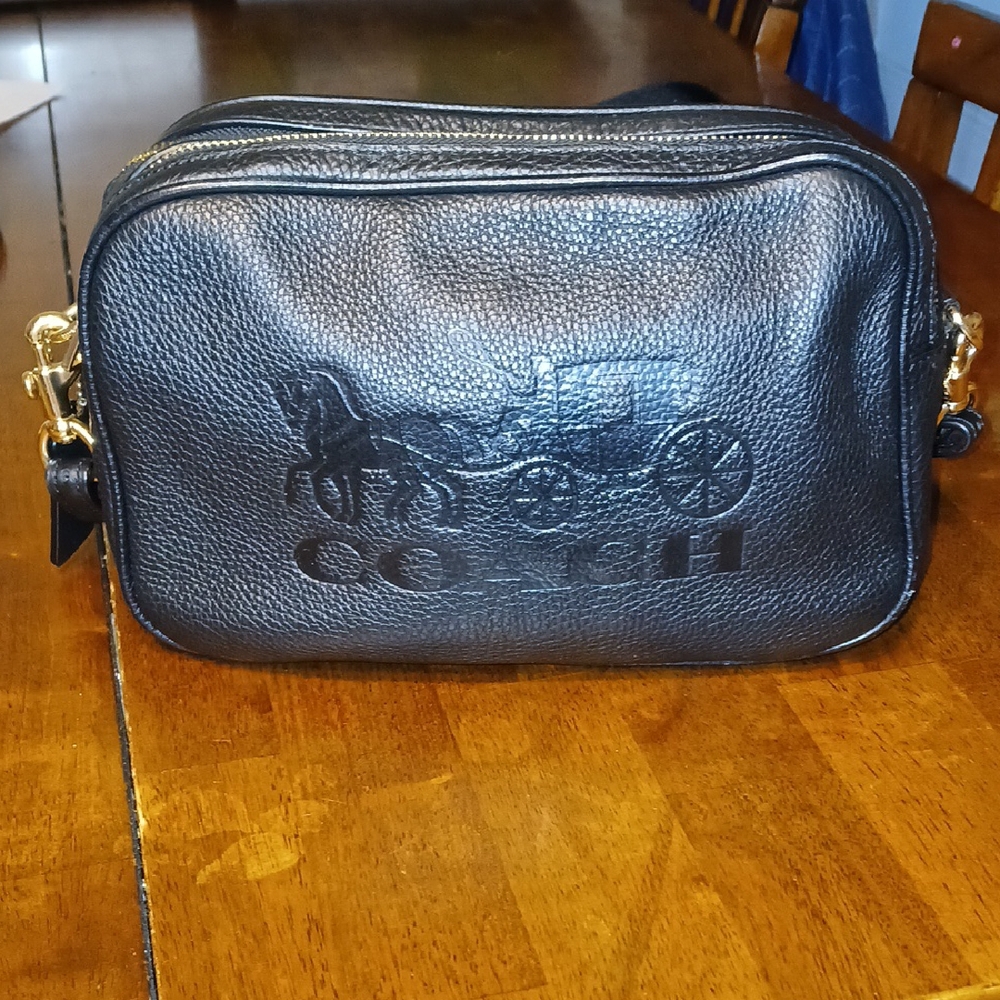 Coach Jes Crossbody Pebbled Leather Bag